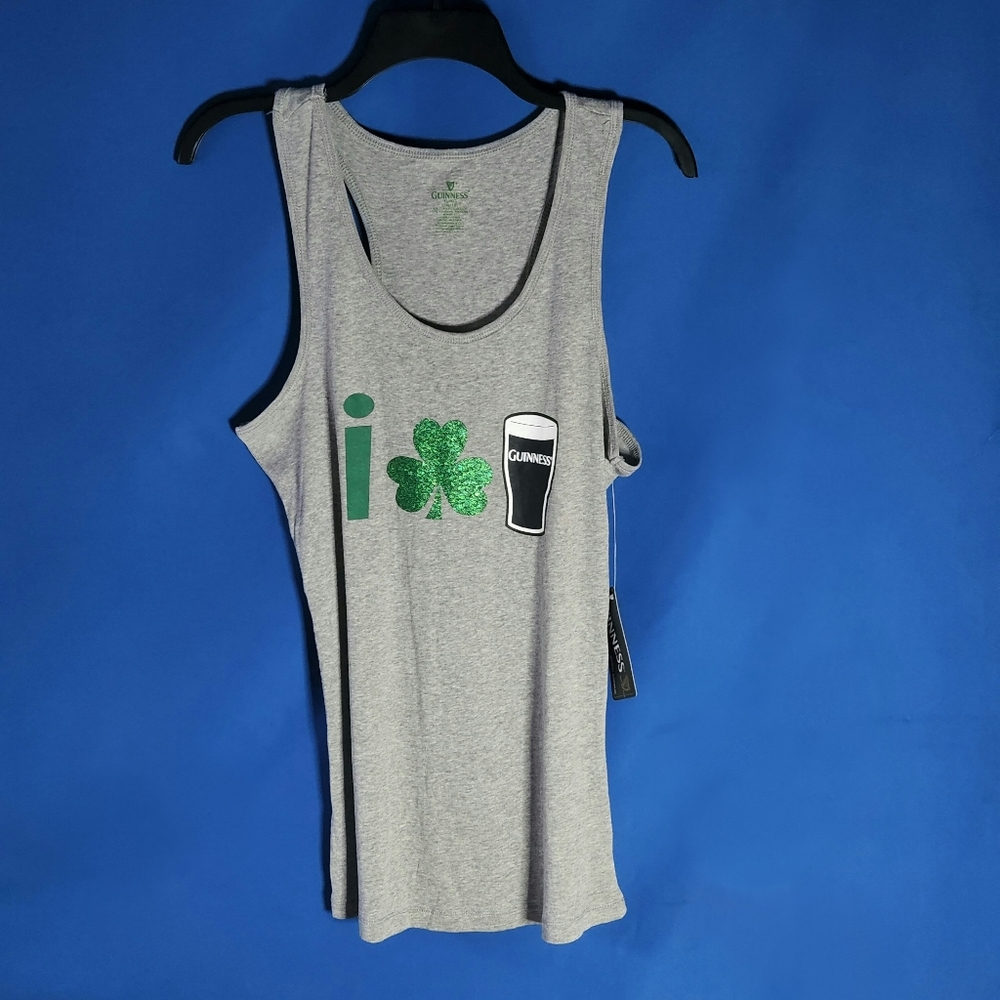 Ladies Guinness Tank Top Stay Cool And Stylish Soft Cotton/Polyester Blend